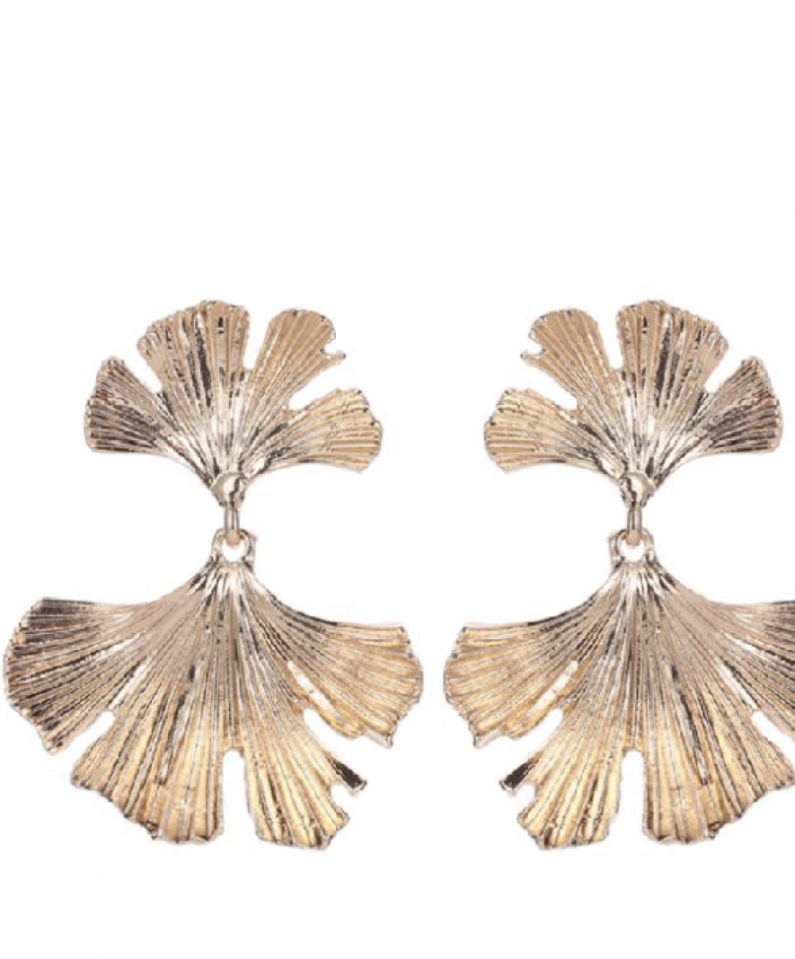 Ginkgo Earring - Gold | Giftology